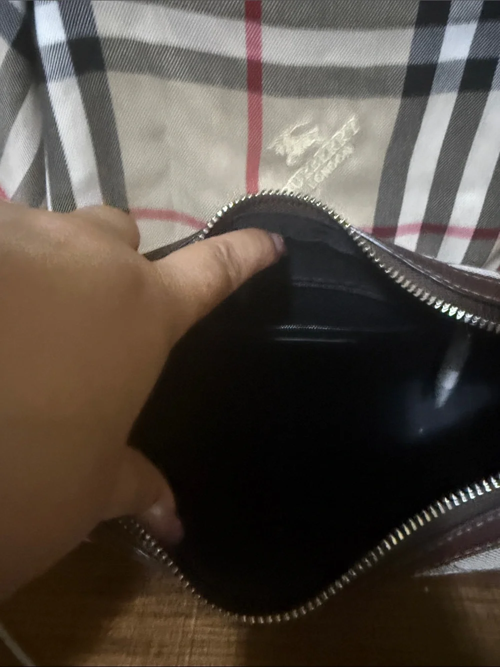 Coach Brown Signature Canvas Shoulder Hobo with Dark Brown Leather Trim
